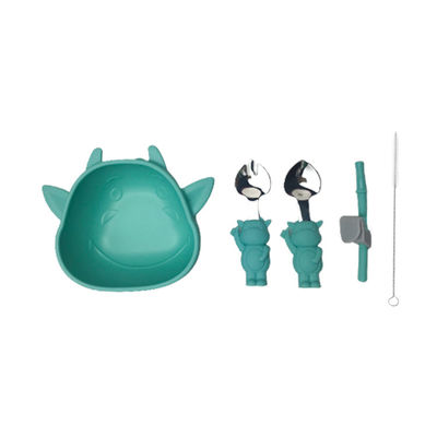 acheter Le lutin forment l'ensemble de alimentation de bébé réutilisable de silicone glissent non Bpa la cuvette que libre a adapté aux besoins du client online manufacture