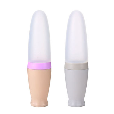 acheter Biberon de silicone de latex du phtalate BPA de bébé de cuillère libre de Teether écoulement moyen online manufacture