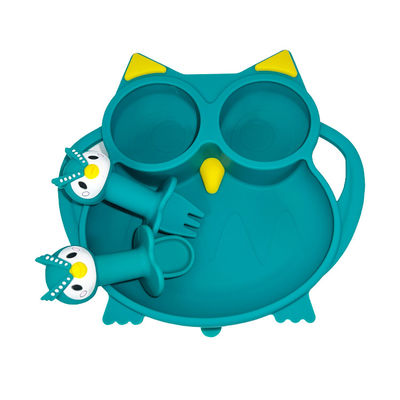 acheter Le plat d'aspiration de silicone a placé la nourriture alimentant Bpa libre pour des enfants en bas âge de nourrissons online manufacture
