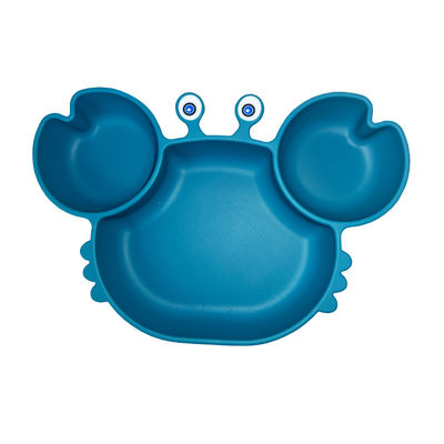 acheter Logo fait sur commande amical de Tray Set Food Grade Eco de bébé de silicone de forme de crabe online manufacture