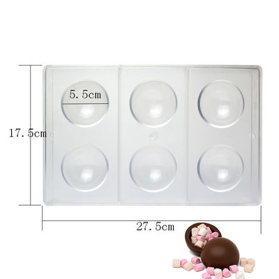 acheter La sphère ronde de ménage forment les moules faits sur commande de chocolat du moule DIY de chocolat online manufacture