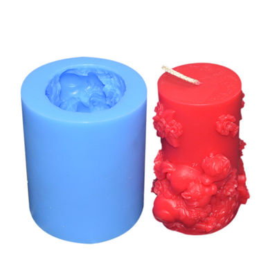 acheter Moules jetables viables adaptés aux besoins du client de la bougie 3D de moule de bougie de silicone online manufacture