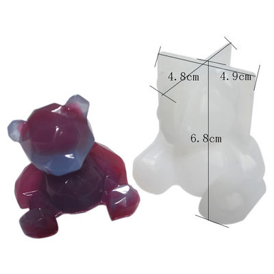 acheter Le moule fait main Diy de résine de silicone collent le moule de silicone de l'ours 3D réutilisable online manufacture