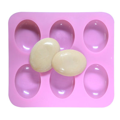acheter Taille personnalisée Moule de savon en silicone pour le bricolage gâteau au savon en forme ovale fait à la main online manufacture