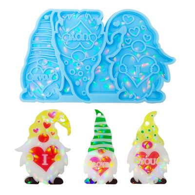 acheter MHC Moule en résine de silicone Moules en résine époxy pour porte-clés Montre clair Ornement de Père Noël online manufacture