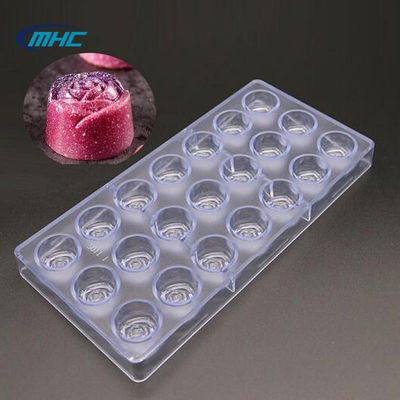 acheter MHC Polycarbonate en forme de fleur de rose en forme de chocolat online manufacture