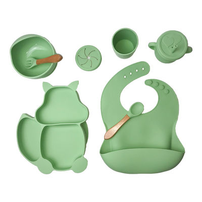 L'écureuil forment les assiettes creuses d'aspiration et la catégorie comestible d'OEM de PCs du silicone 6 de cuvettes