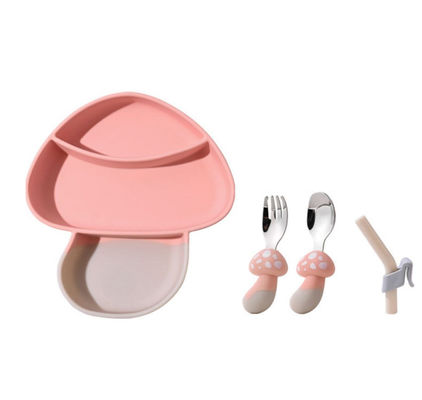 ISO9001 a approuvé le champignon figé de alimentation de plat de bébé de silicone que la carotte forment BPA libre
