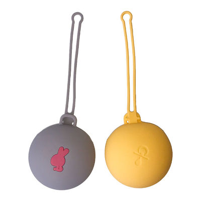 Support libre de chute d'agrafe de tétine de bébé de Bpa de conteneur de tétine de bébé de Teether de bébé de silicone anti