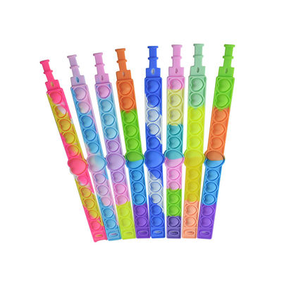 Toy Decompression Pop Bubble Bracelet éducatif des enfants de silicone