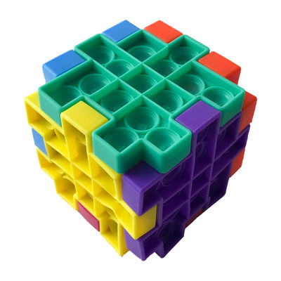 Toy Poppit Infinity Cube Fidget éducatif Toy Customized Color des enfants 3D