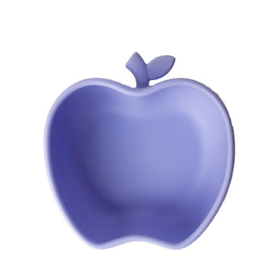 Cuvette de alimentation d'individu de Tray Apple Shape Food Grade de bébé de silicone d'aspiration écologique
