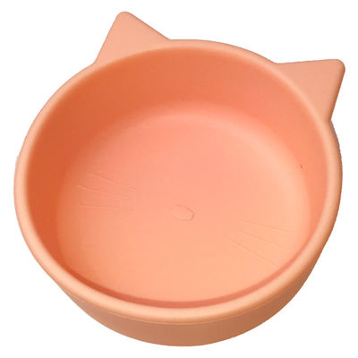 Silicone de alimentation Cat Shaped Food Bowls Customized de cuvette d'aspiration d'enfants