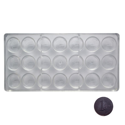 Moulins de chocolat en forme de pièce rectangulaire en polycarbonate PC Moulins de chocolat