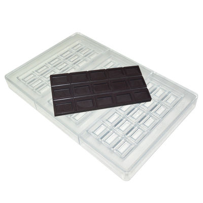 Le chocolat 3D fait sur commande viable moule le polycarbonate de rectangle