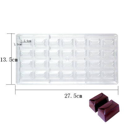 La place de la picoseconde DIY forment le polycarbonate du moule 3D de chocolat adapté aux besoins du client