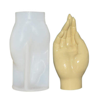 Forme faite sur commande de doigt de moule de bougie de silicone de catégorie comestible pour la fabrication de bougies