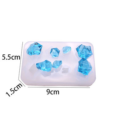 Époxyde fait main adapté aux besoins du client de résine de Gem Silicone Tray Molds For de moule de résine de silicone