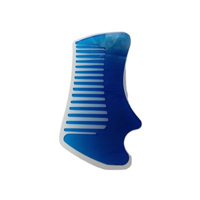 Le peigne de cheveux de résine de silicone d'OEM moulent le logo adapté aux besoins du client écologique