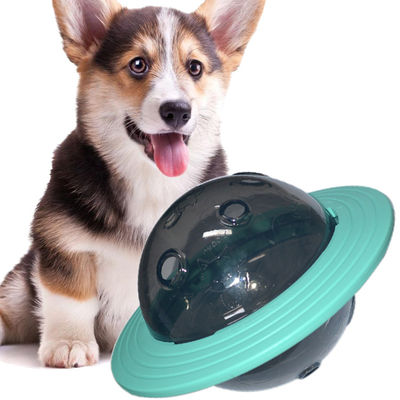 Aliments pour chiens lents de fuite de Silicone Pet Supplies de culbuteur distribuant Toy Ball Customized