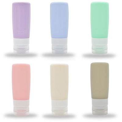 Le silicone fait sur commande viable du camp 60ml de bouteille d'eau de silicone de voyage a dédoublé des bouteilles