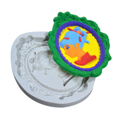 La cuisson professionnelle de silicone d'OEM moule la femme de fondant de Para formée