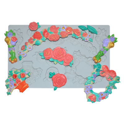 Moule de cuisson Mat Non Stick Customized de fondant d'ustensiles de silicone de ménage