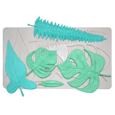 Les ustensiles de cuisson de silicone durcissent la feuille d'outil de décoration forment la décoration de gâteau de fondant de moules de silicium