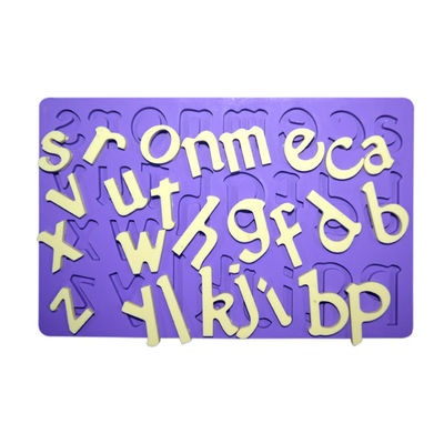 Moules faits main d'alphabet du moule DIY de lettre de silicone de fondant pour la décoration de gâteau