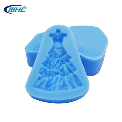 Gâteau viable fait main de forme de robe de Diy d'ustensiles de cuisson de silicone décorant le moule de silicone