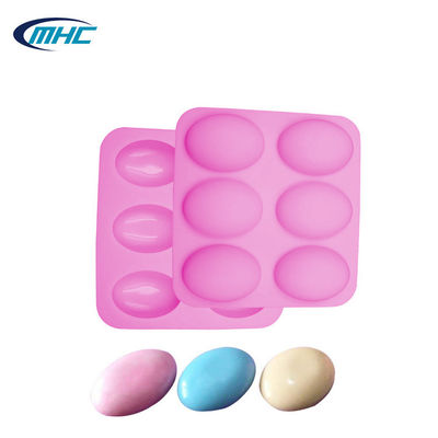 Le savon de silicone de cavité de la catégorie comestible 6 moule la nouvelle conception adaptent aux besoins du client