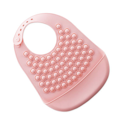 Bavoirs imperméables nouveau-nés d'enfants en bas âge multi de couleurs de produits de silicone de bébé d'OEM