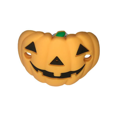 Le potiron aérodynamique de Halloween de tétine de bébé de silicone forment des simulacres de catégorie comestible
