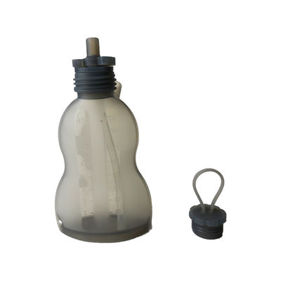 le sac moyen de stockage de lait de silicone d'écoulement de produits de silicone du bébé 300ml a adapté aux besoins du client