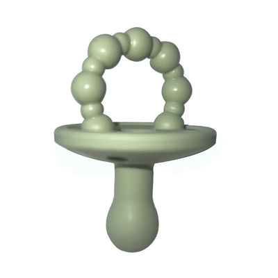 Nourrissons mâchant la tétine de alimentation de catégorie comestible de silicone de tétine de bébé de bavoirs