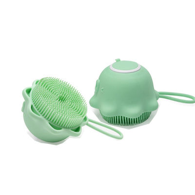 Épurateur antibactérien de corps de douche de stockage de savon mou de produits de silicone de bébé