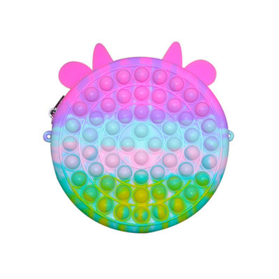 Sac de bourse de silicone de Mini Kids Fidget Cute Chain de bande dessinée de mode de DIY pour la petite fille