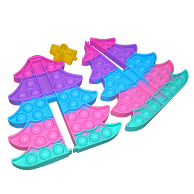 le grand arbre de Noël de colorant du lien 3D remuent cadeau de Toy Cute Anxiety Popper Game pour l'enfant