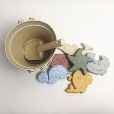 100 jouets de sable de plage éducatifs en silicone écologiques
