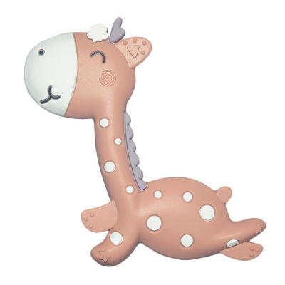 En forme d'animal, non toxique, mignon, jouet de dentition, soulagement doux de la douleur des dents du bébé