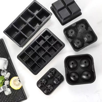 MHC plateau de glaçons en silicone flexible pour la personnalisation taille carton fabricant de billes de glace portable