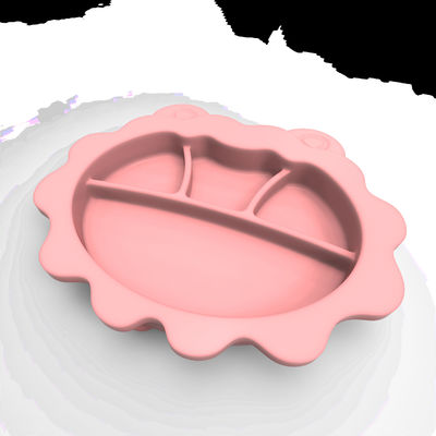 MHC Dispenser d'alimentation pour bébé en silicone personnalisé Plaque de lumière durable avec aspiration pour le sevrage