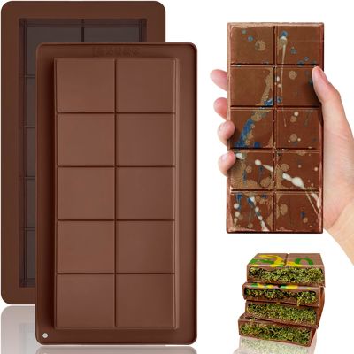 MHC Dubaï Moules en silicone en plastique acrylique Moule de chocolat pour gâteau moulé en chocolat