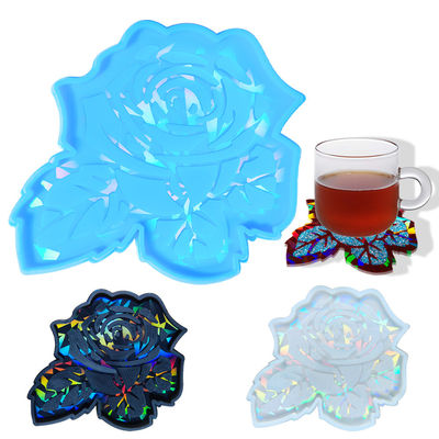 MHC 3d sous-vêtements en résine uniques sous-vêtements en fleurs de roses or moules en résine de silicone holographique