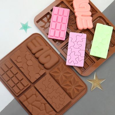 MHC Dubaï Moule de chocolat Deep Kit Grands moules de gâteau de pâtisserie Pistache 3D Silicone personnalisé Dubaï Moule de chocolat