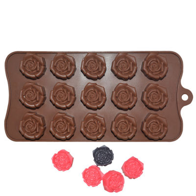Plateau de mousse de chocolat en silicone flexible pour chocolats faits maison