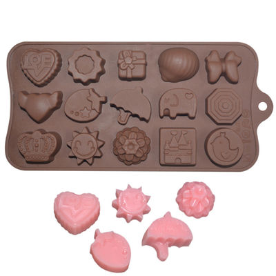MHC Custom Pour Chocolat Silicone Moule Chocolat Jolie forme de dessin animé pour les outils de gâteau faciles à nettoyer